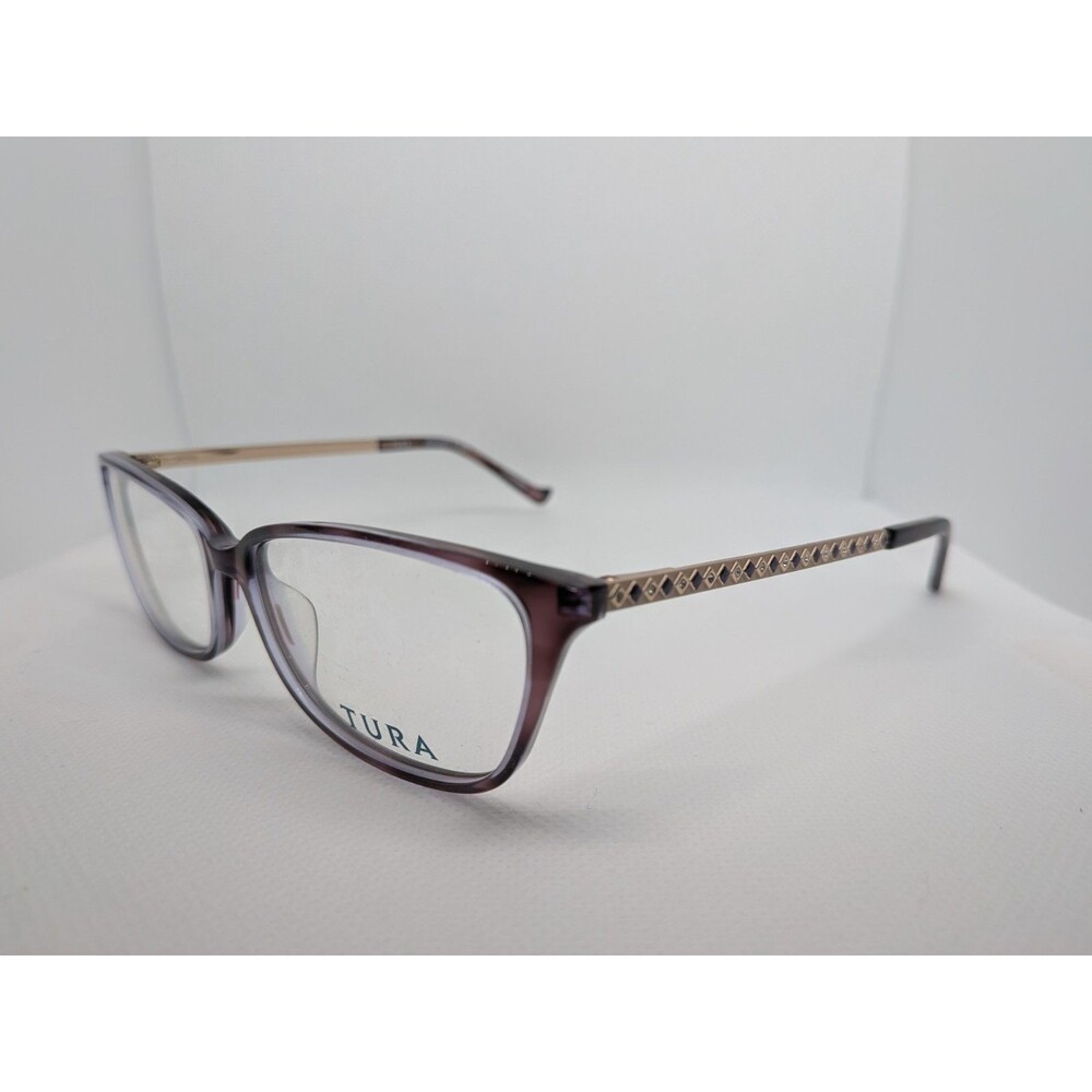 Tura R589 PUR Purple Women's Eyeglasses Frames 52-14-135